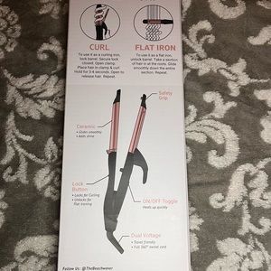 Brand new never used Beachwaver clamp and curl styling iron. Originally, $149.